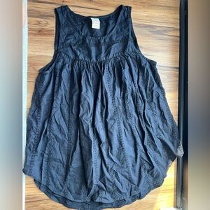 Babydoll Black Tank Top